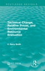 Technical Change, Relative Prices, and Environmental Resource Evaluation - eBook