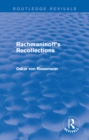 Rachmaninoff's Recollections (Routledge Revivals) - eBook