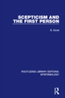 Scepticism and the First Person - eBook