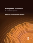 Management Economics: An Accelerated Approach : An Accelerated Approach - eBook