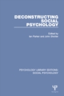 Deconstructing Social Psychology - eBook