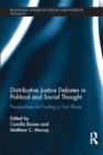 Distributive Justice Debates in Political and Social Thought : Perspectives on Finding a Fair Share - eBook