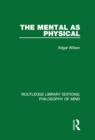 The Mental as Physical - eBook