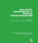 Politics, Geography and Social Stratification - eBook