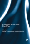 Privacy and Security in the Digital Age - eBook