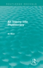 An Inquiry into Physiocracy (Routledge Revivals) - eBook