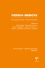 Person Memory (PLE: Memory) : The Cognitive Basis of Social Perception - eBook