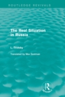 The Real Situation in Russia (Routledge Revivals) - eBook