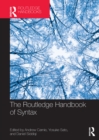 The Routledge Handbook of Syntax - eBook