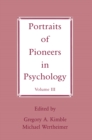 Portraits of Pioneers in Psychology : Volume III - eBook