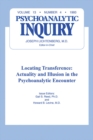 Locating Transference : Psychoanalytic Inquiry, 13.4 - eBook