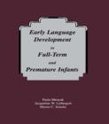 Early Language Development in Full-term and Premature infants - eBook