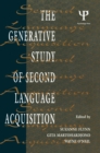 The Generative Study of Second Language Acquisition - eBook