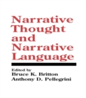 Narrative Thought and Narrative Language - eBook