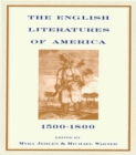 The English Literatures of America : 1500-1800 - eBook