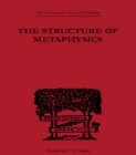 The Structure of Metaphysics - eBook