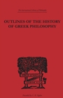Outlines of the History of Greek Philosophy - eBook