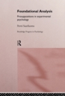 Foundational Analysis : Presuppositions in Experimental Psychology - eBook