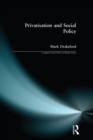 Social Policy and Privatisation - eBook