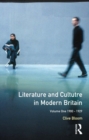 Literature and Culture in Modern Britain : Volume 1: 1900-1929 - eBook