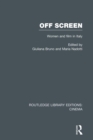 Off Screen : Women and Film in Italy: Seminar on Italian and American directions - eBook