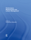 Performance Measurement and Leisure Management - eBook