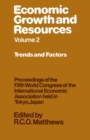 Economic Growth and Resources - eBook