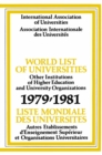 World List of Universities - eBook