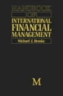 Handbook of International Financial Management - eBook