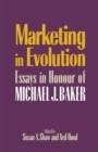 Marketing in Evolution : Essays in Honour of Michael J. Baker - eBook