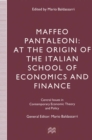 Maffeo Pantaleoni : At the Origin of the Italian School of Economics and Finance - eBook
