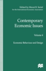 Contemporary Economic Issues : Volume 4: Economic Behaviour and Design - eBook