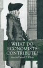 What Do Economists Contribute? - eBook