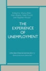The Experience of Unemployment - eBook
