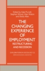 The Changing Experience of Employment : Restructuring and Recession - eBook