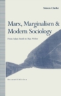 Marx, Marginalism and Modern Sociology : From Adam Smith to Max Weber - eBook