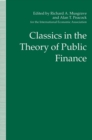 Classics in the Theory of Public Finance - eBook