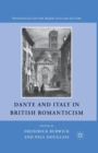Dante and Italy in British Romanticism - Book