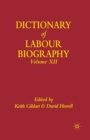 Dictionary of Labour Biography - Book