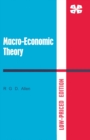 Macro-Economic Theory: A Mathematical Treatment - eBook