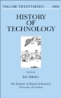 History of Technology Volume 27 - eBook