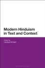 Modern Hinduism in Text and Context - eBook