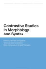 Contrastive Studies in Morphology and Syntax - eBook