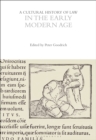 A Cultural History of Law in the Early Modern Age - Book
