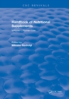 Handbook of Nutritional Supplements : Volume I: Human Use - eBook