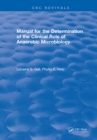 Manual for the Determination of the Clinical Role of Anaerobic Microbiology - eBook