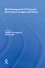 The Development of Corporate Governance in Japan and Britain - eBook