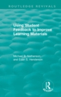 Using Student Feedback to Improve Learning Materials - eBook