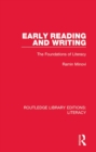 Early Reading and Writing : The Foundations of Literacy - eBook