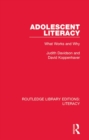 Adolescent Literacy : What Works and Why - eBook